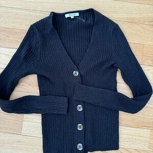 Black Maxwell cardigan